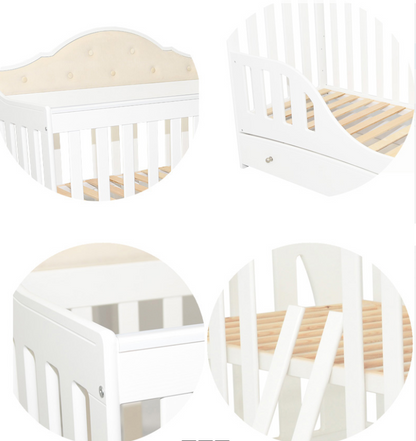 Ensemble de meubles (lit, commode, armoire)